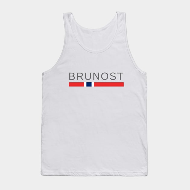 Norway Brunost | Brown Cheese Tank Top by tshirtsnorway